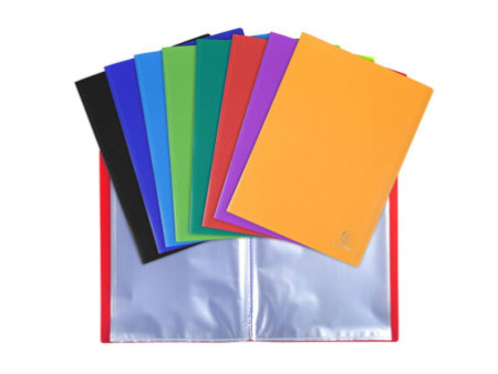 EXACOMPTA Protège-documents, A4, PP, 60 pochettes, assorti