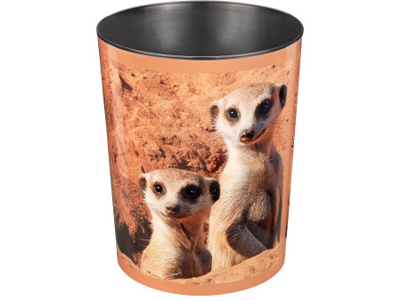 Läufer Corbeille à papier 'suricate', 13 litres, PP
