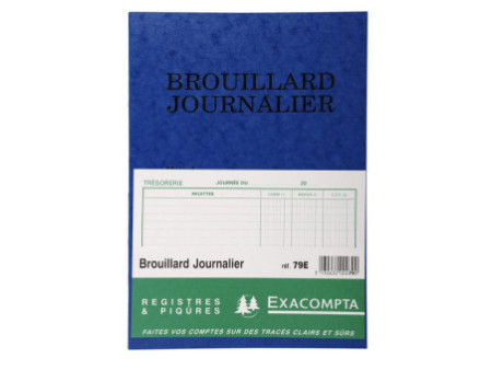 EXACOMPTA Piqûre 'Brouillard Journalier', 270 x 195 mm