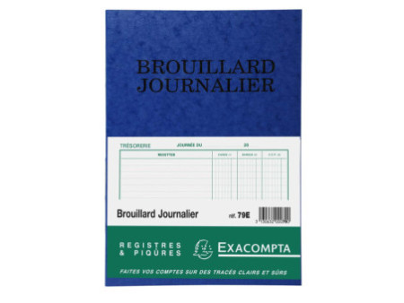 EXACOMPTA Piqûre 'Brouillard Journalier', 270 x 195 mm