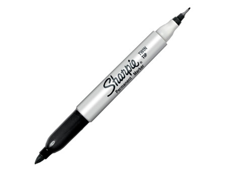 Sharpie Marqueur permanent 'TWIN TIP', noir