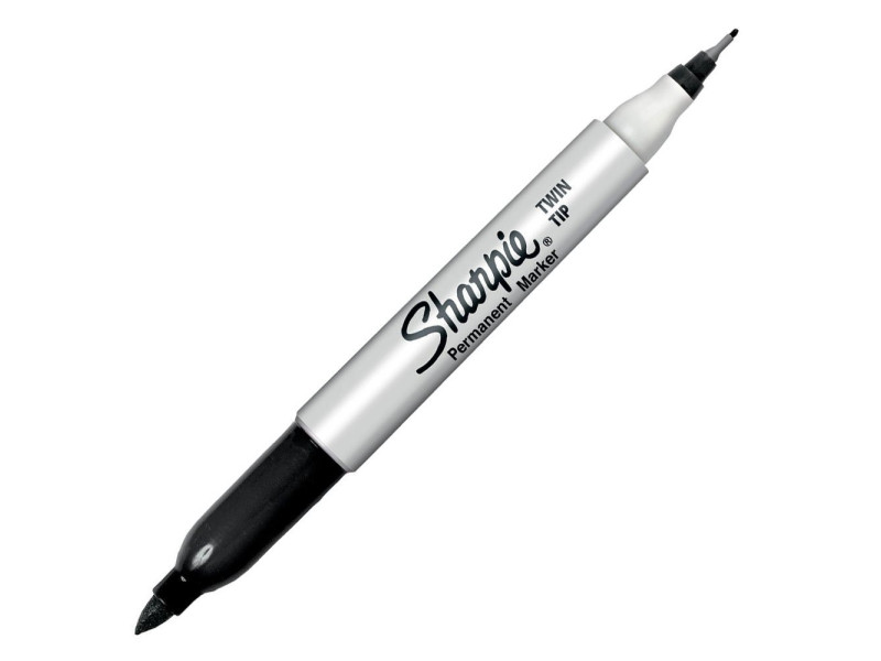Sharpie Marqueur permanent 'TWIN TIP', noir