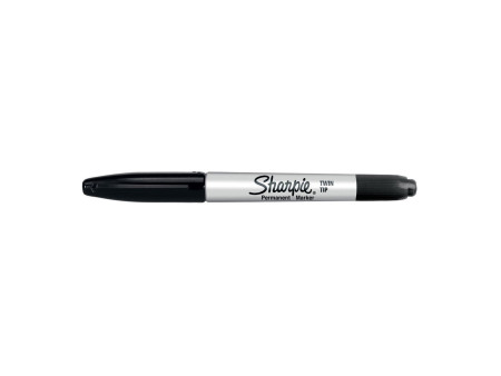 Sharpie Marqueur permanent 'TWIN TIP', noir