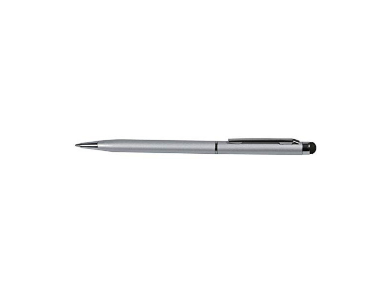 EXACOMPTA Stylo bille 'Twist' avec clip, argent