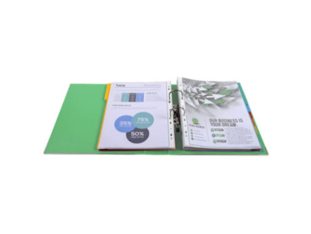 EXACOMPTA Classeur à levier PP Premium, A4, 80 mm, vert