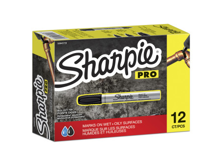 Sharpie Marqueur permanent METAL SMALL, pointe ogive, noir