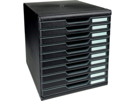 EXACOMPTA Module de classement MODULO A4 ECOBlack 10 tiroirs