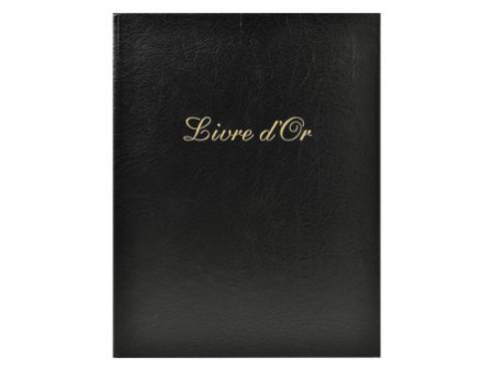 EXACOMPTA Livre d'Or Alpille, 220 x 260 mm, noir