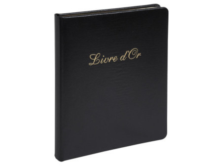 EXACOMPTA Livre d'Or Alpille, 220 x 260 mm, noir