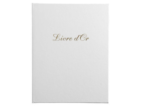EXACOMPTA Livre d'Or Balacron, 270 x 220 mm, blanc