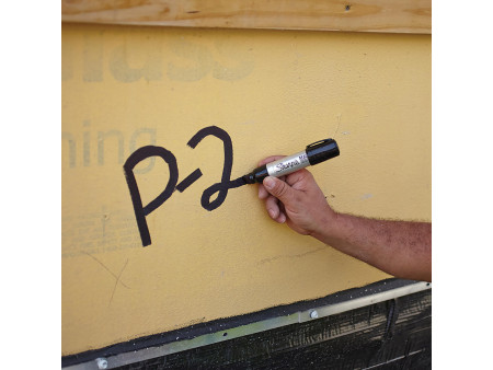 Sharpie Marqueur permanent METAL MAGNUM, pointe biseautée,
