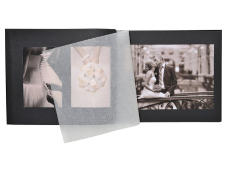 EXACOMPTA Album photos à vis Ceremony, 370 x 290 mm, noir