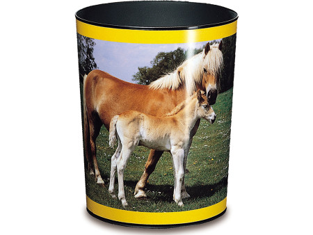 Läufer Corbeille à papier 'Cheval et poulain'