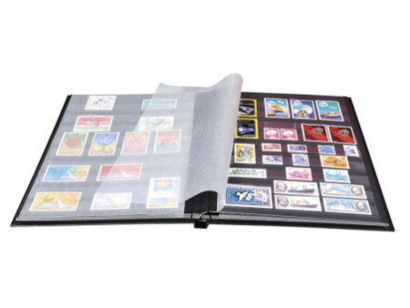 EXACOMPTA Album de timbres, 225 x 305 mm, 48 pages, noir