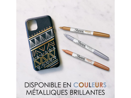 Sharpie Marqueur permanent métallisé, en blister, or