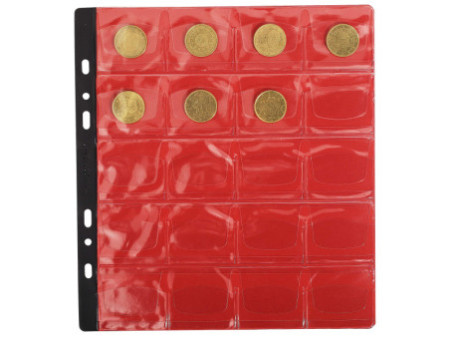 EXACOMPTA Pochette pour classeur numismatique, 20 cases