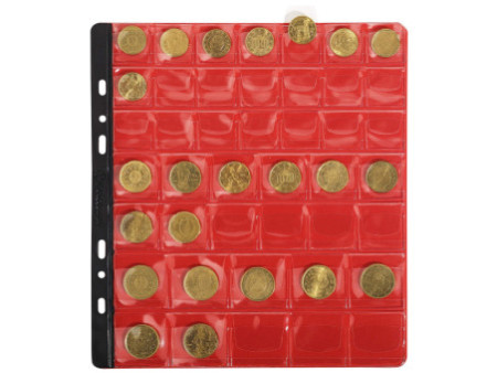 EXACOMPTA Pochette pour classeur numismatique, 43 cases