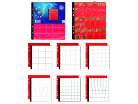EXACOMPTA Pochette pour classeur numismatique, 43 cases