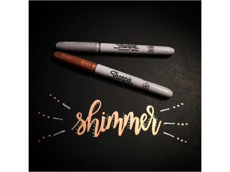 Sharpie Marqueur permanent métallisé, en blister, or