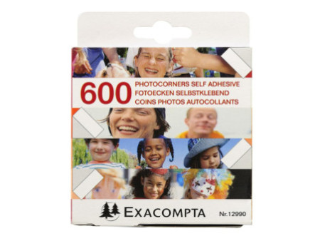 EXACOMPTA Coins pour photos, transparent, autocollant