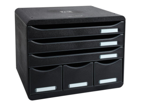 EXACOMPTA Module de classement STORE-BOX MAXI, 6 tiroirs