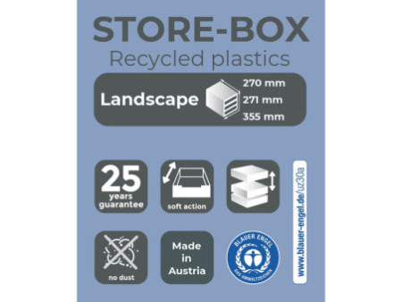 EXACOMPTA Module de classement STORE-BOX MAXI, 6 tiroirs