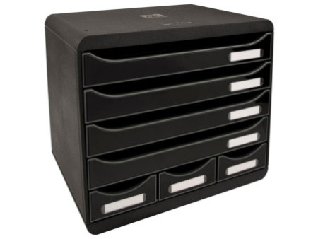 EXACOMPTA Module de classement STORE-BOX MINI, 7 tiroirs