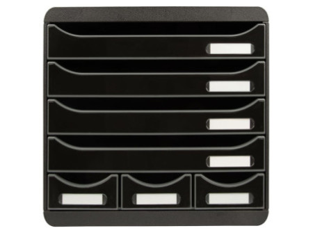 EXACOMPTA Module de classement STORE-BOX MINI, 7 tiroirs
