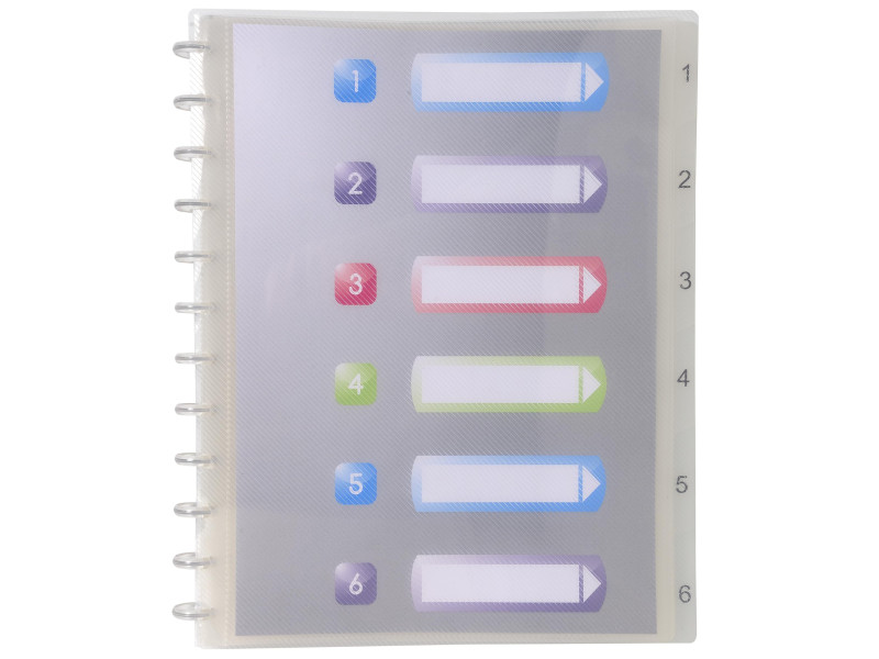 EXACOMPTA Protège-documents, A4, 10 pochettes, transparent