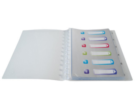 EXACOMPTA Protège-documents, A4, 10 pochettes, transparent