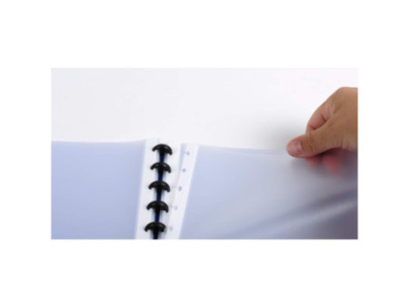 EXACOMPTA Protège-documents, A4, 30 pochettes, bleu