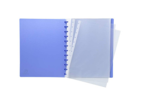 EXACOMPTA Protège-documents, A4, 30 pochettes, bleu