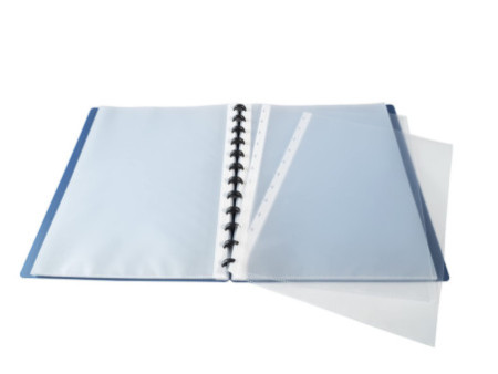 EXACOMPTA Protège-documents, A4, 30 pochettes, bleu