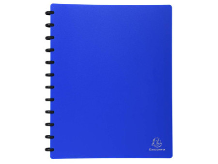 EXACOMPTA Protège-documents, A4, 30 pochettes, bleu