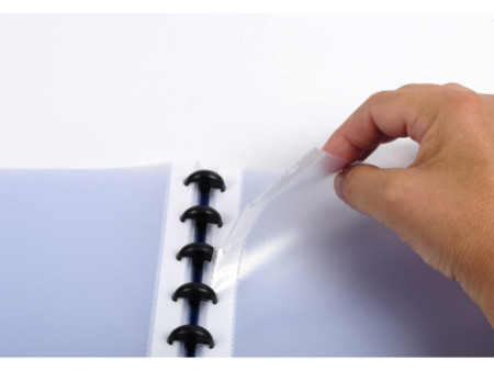 EXACOMPTA Protège-documents, A4, 30 pochettes, bleu