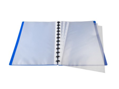 EXACOMPTA Protège-documents, A4, 30 pochettes, bleu