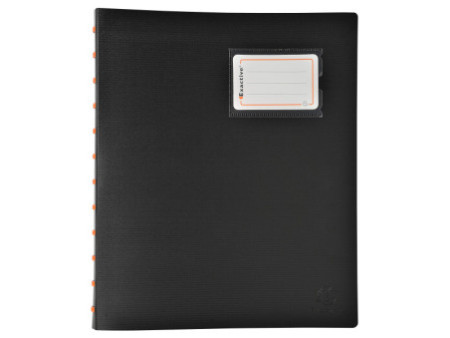 EXACOMPTA Protège-documents EXACTIVE, A4, 30 pochettes, noir