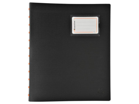 EXACOMPTA Protège-documents EXACTIVE, A4, 40 pochettes, noir
