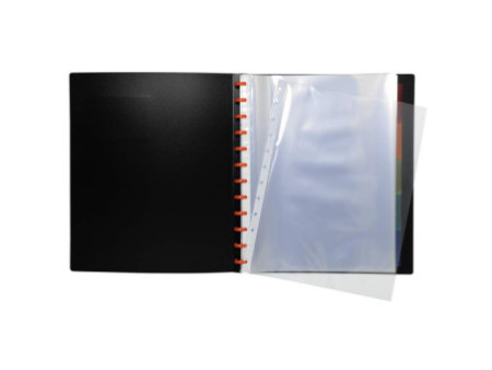 EXACOMPTA Protège-documents EXACTIVE, A4, 40 pochettes, noir