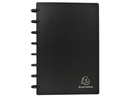 EXACOMPTA Porte-cartes de visites amovible à anneaux, A5
