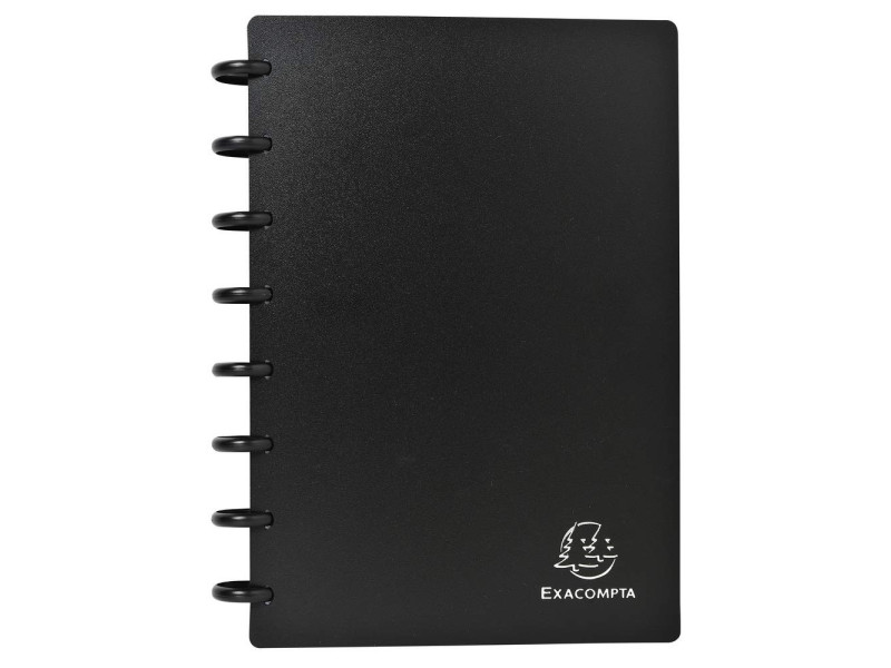 EXACOMPTA Porte-cartes de visites amovible à anneaux, A5
