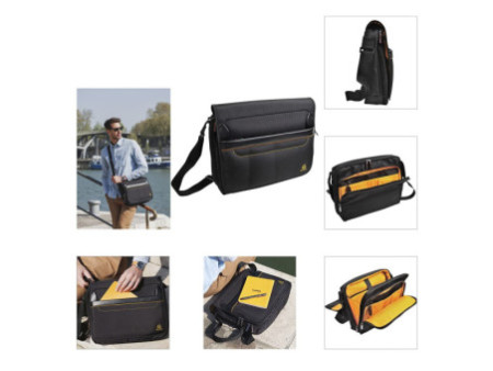 EXACOMPTA Sacoche EXACTIVE, polyester, noir