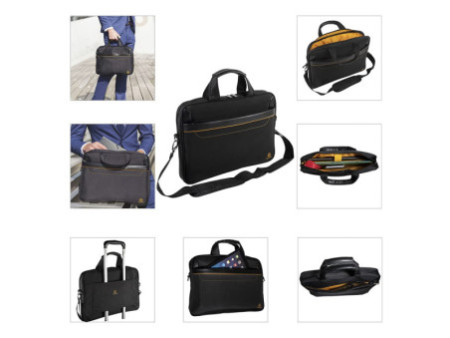 EXACOMPTA Sacoche EXACTIVE, polyester, noir