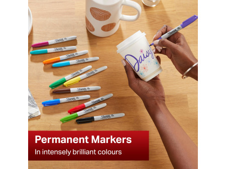 Sharpie Marqueur permanent FINE, blister de 4