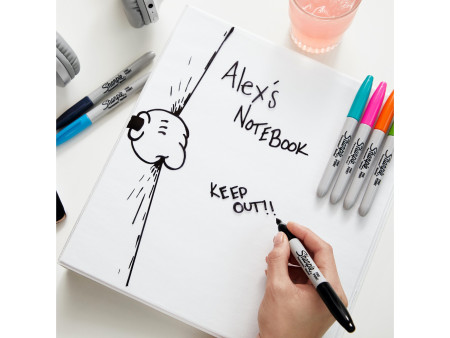 Sharpie Marqueur permanent FINE, blister de 18