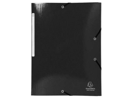 EXACOMPTA Chemise à élastique Iderama, A4, noir