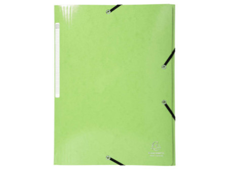 EXACOMPTA Chemise à élastique Iderama, A4, vert anis