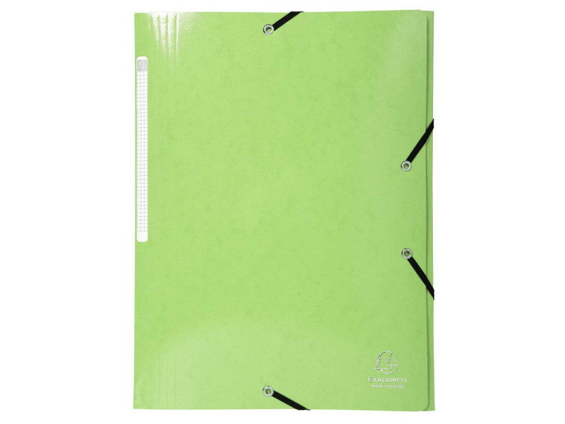 EXACOMPTA Chemise à élastique Iderama, A4, vert anis