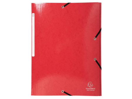 EXACOMPTA Chemise à élastique Iderama, A4, rouge
