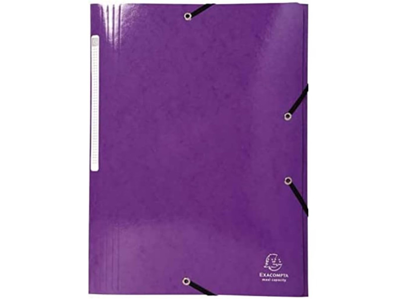 EXACOMPTA Chemise à élastique Iderama, A4, violet